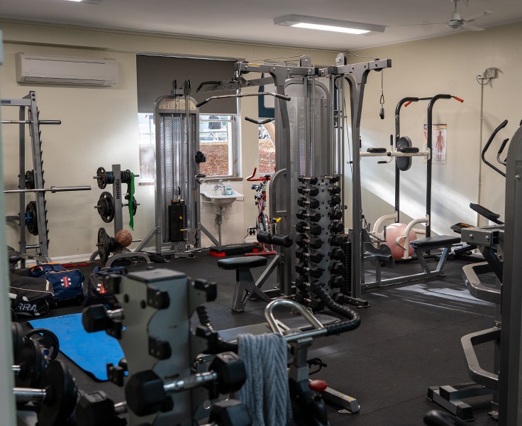 Image of our fitness centre/gym containing fitness equipment.