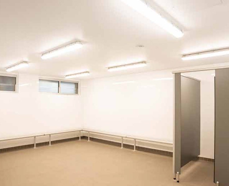 Image of the proposed upgrade to brand new boys and girls changerooms.