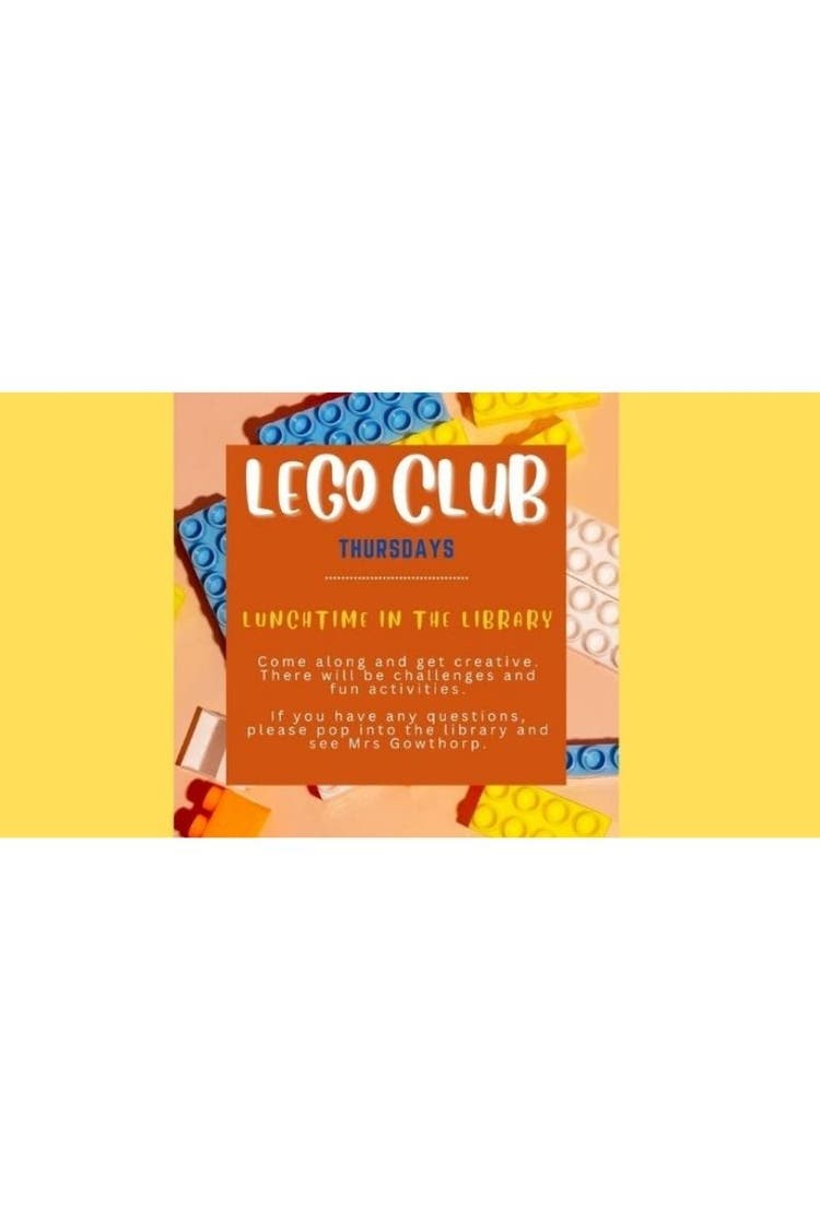 Illustration of the Lego Club on offer at our school.
