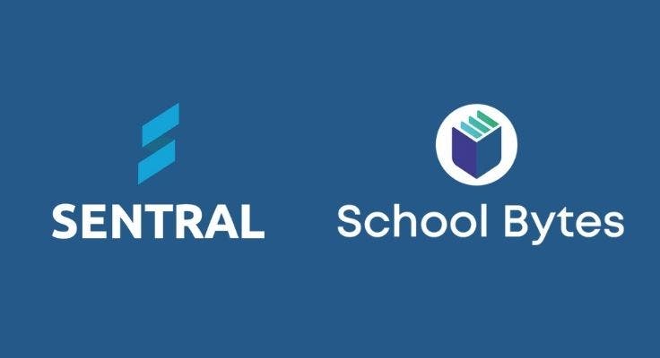 A picture containing the logos for School Bytes and Sentral with a link to the Parent Portal.