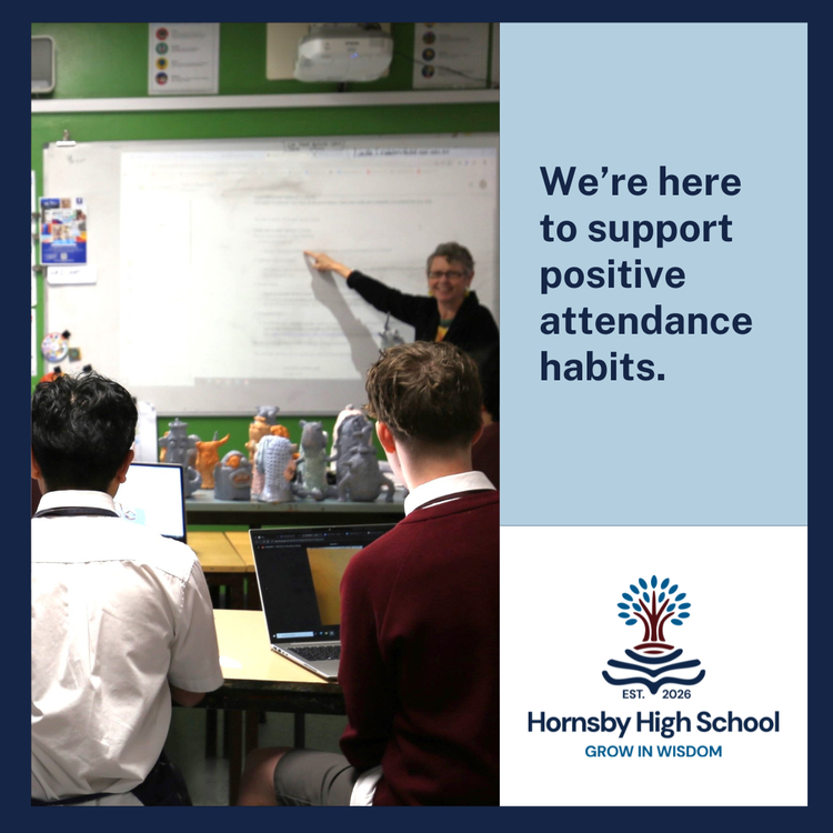 Image of two students learning in the classroom. Text in the image says